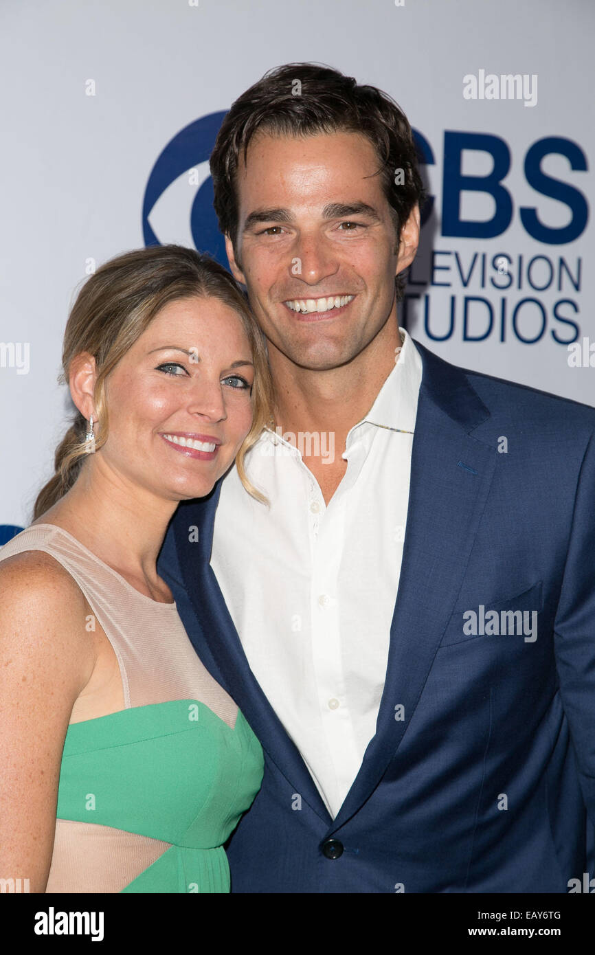 CBS Television Studios "SUMMER SOIREE" im Londoner Hotel in West Hollywood - Ankünfte mit: Gast, Rob Marciano wo: Los Angeles, California, Vereinigte Staaten von Amerika bei: 19. Mai 2014 Stockfoto