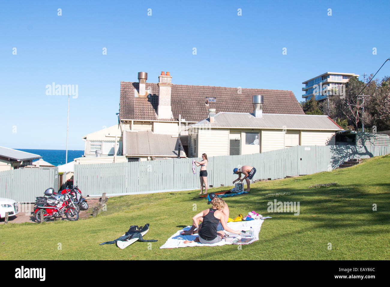 Freshwater Küstenvorort von Sydney an den nördlichen Stränden, new South Wales Australien Stockfoto