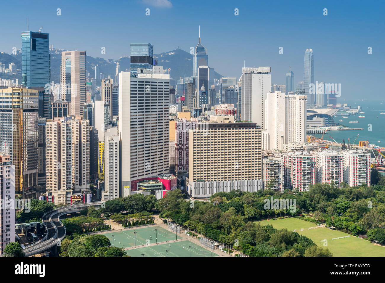 Causeway Bay in Hongkong Stockfoto
