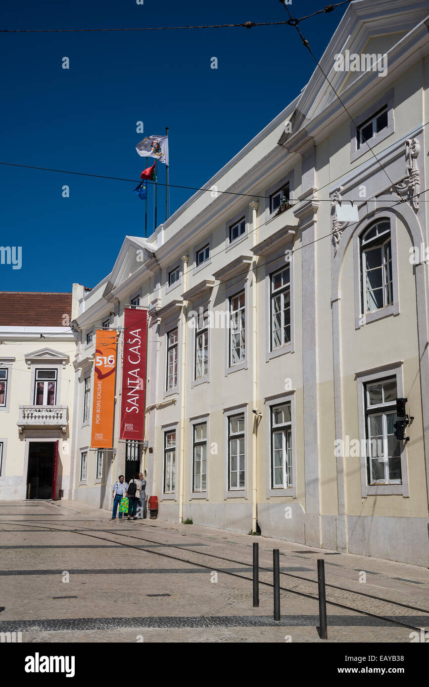 Santa Casa, für gute Zwecke, Bairro Alto Viertel, Chiado, Lissabon, Portugal Stockfoto