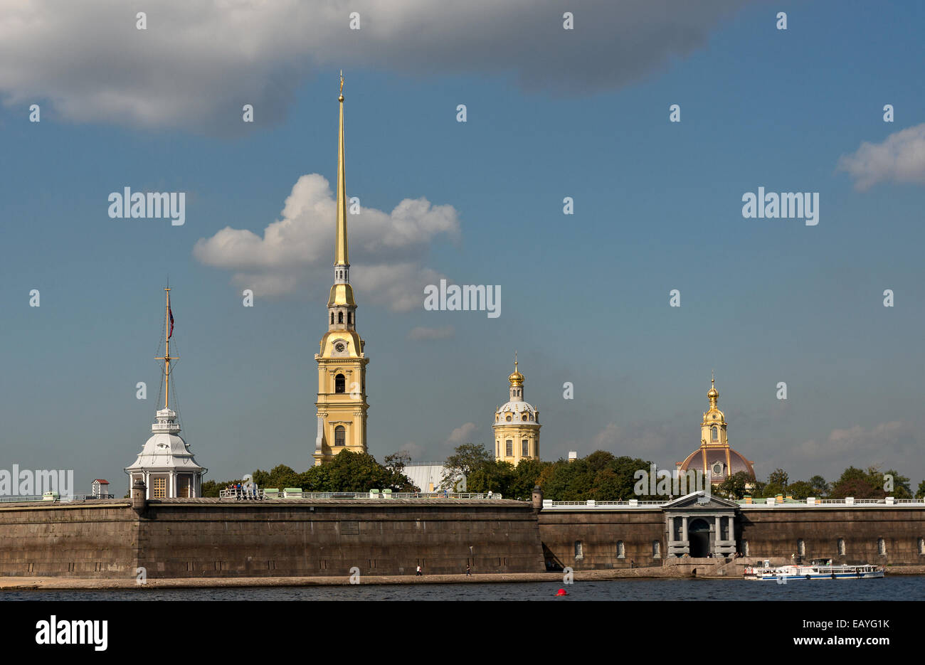 Peter und Paul-Festung in Sankt Petersburg, Russland Stockfoto