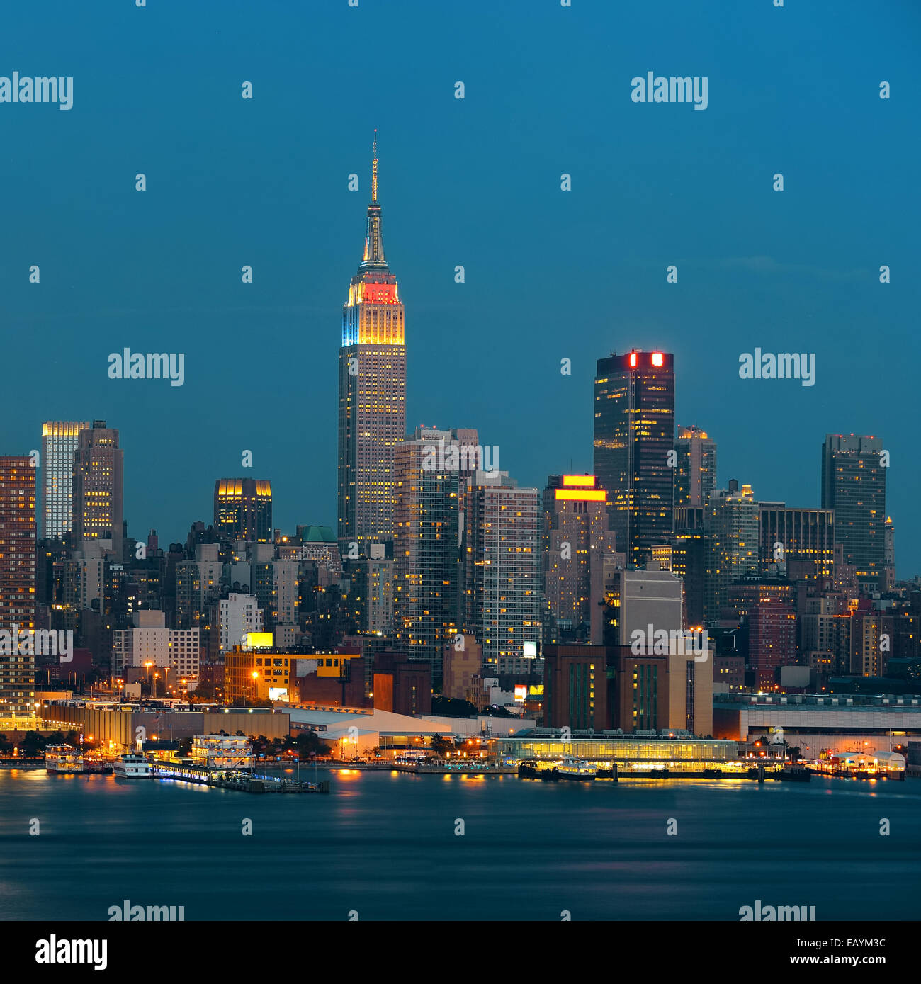 Elegantes Hochste Gebaude New York Bild