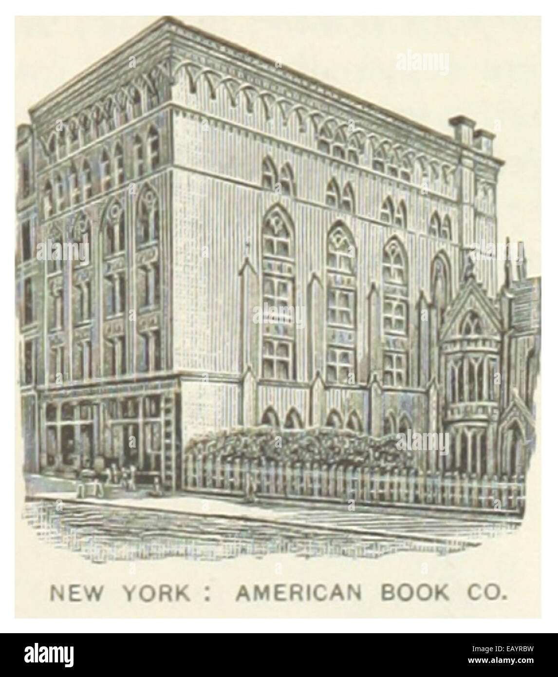 US-NY(1891) p631 NYC, AMERICAN BOOK COMPANY Stockfoto