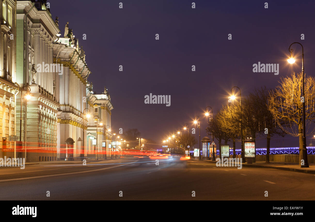 Die Staatliche Eremitage, St. Petersburg, Russland. Stockfoto