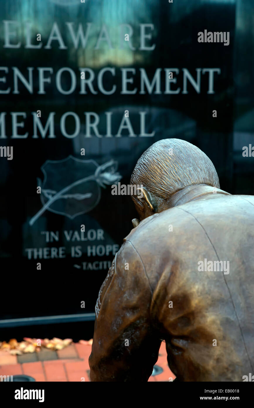 Delaware Law Enforcement Memorial Stockfoto