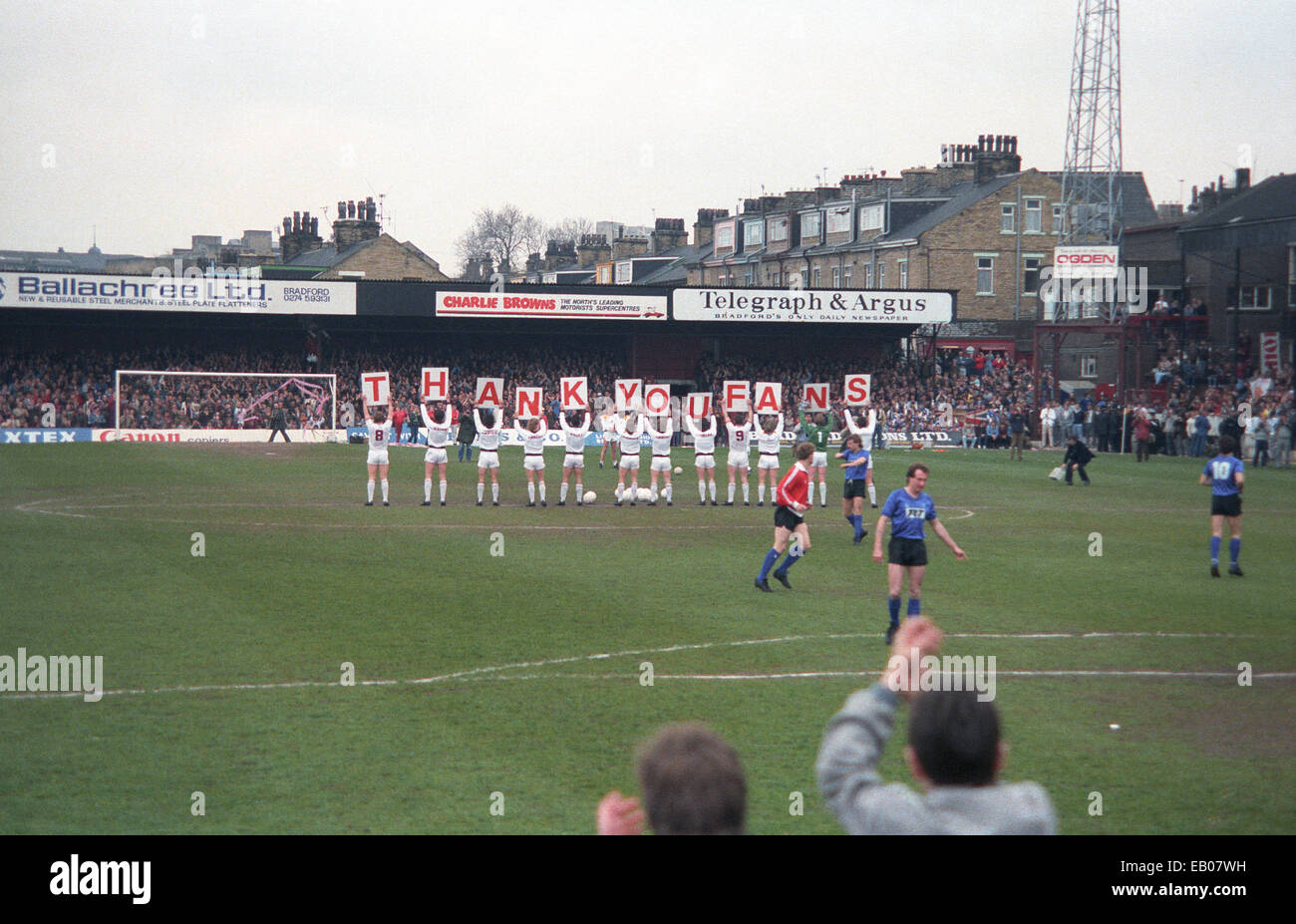 Bradford City Football Club StadiumKatastrophe vom 11. Mai 1985. Das