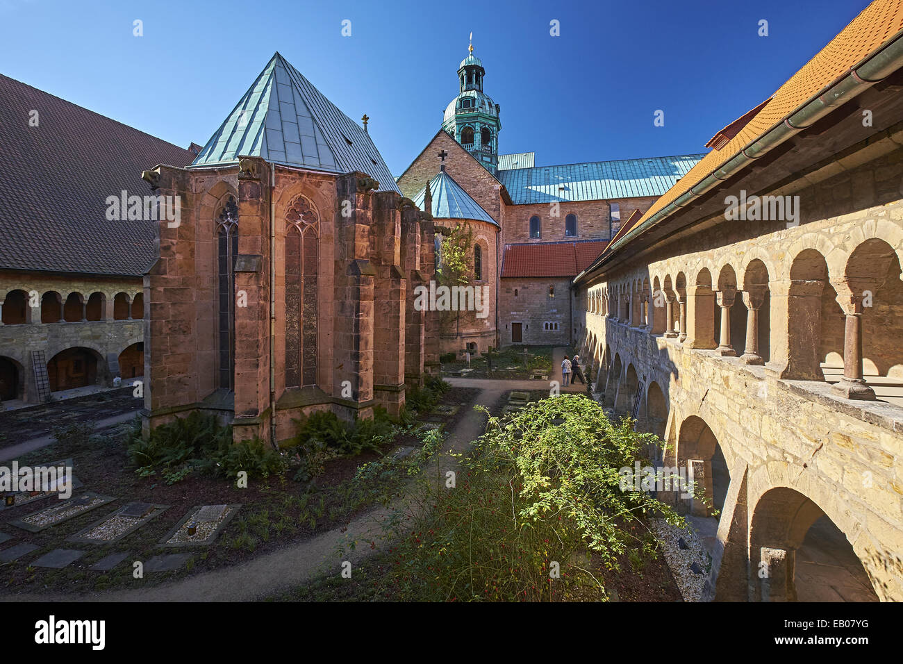 Kathedrale von St. Mary in Hildesheim, Deutschland Stockfoto