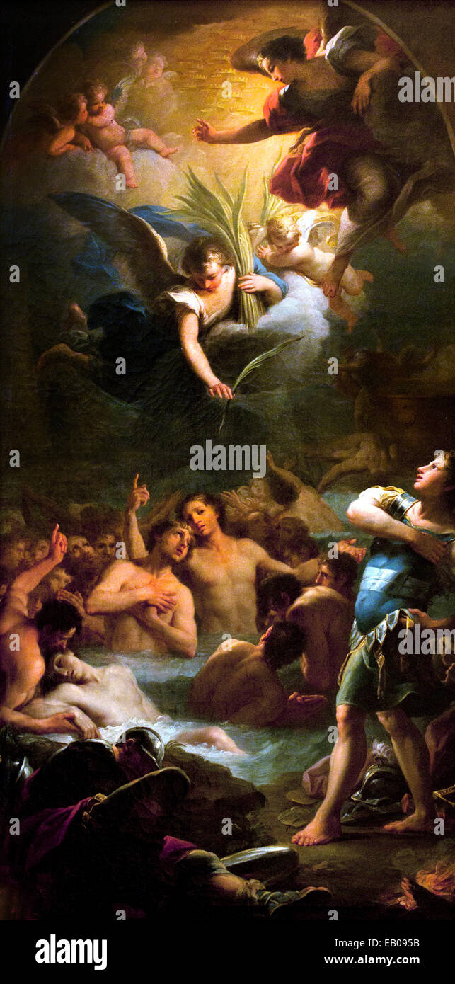 Saint Meliton Martyrium und dem Sebaste Märtyrer 1764 Mariano Salvador Maella (1739 – 1819) Spanien Spanisch Stockfoto