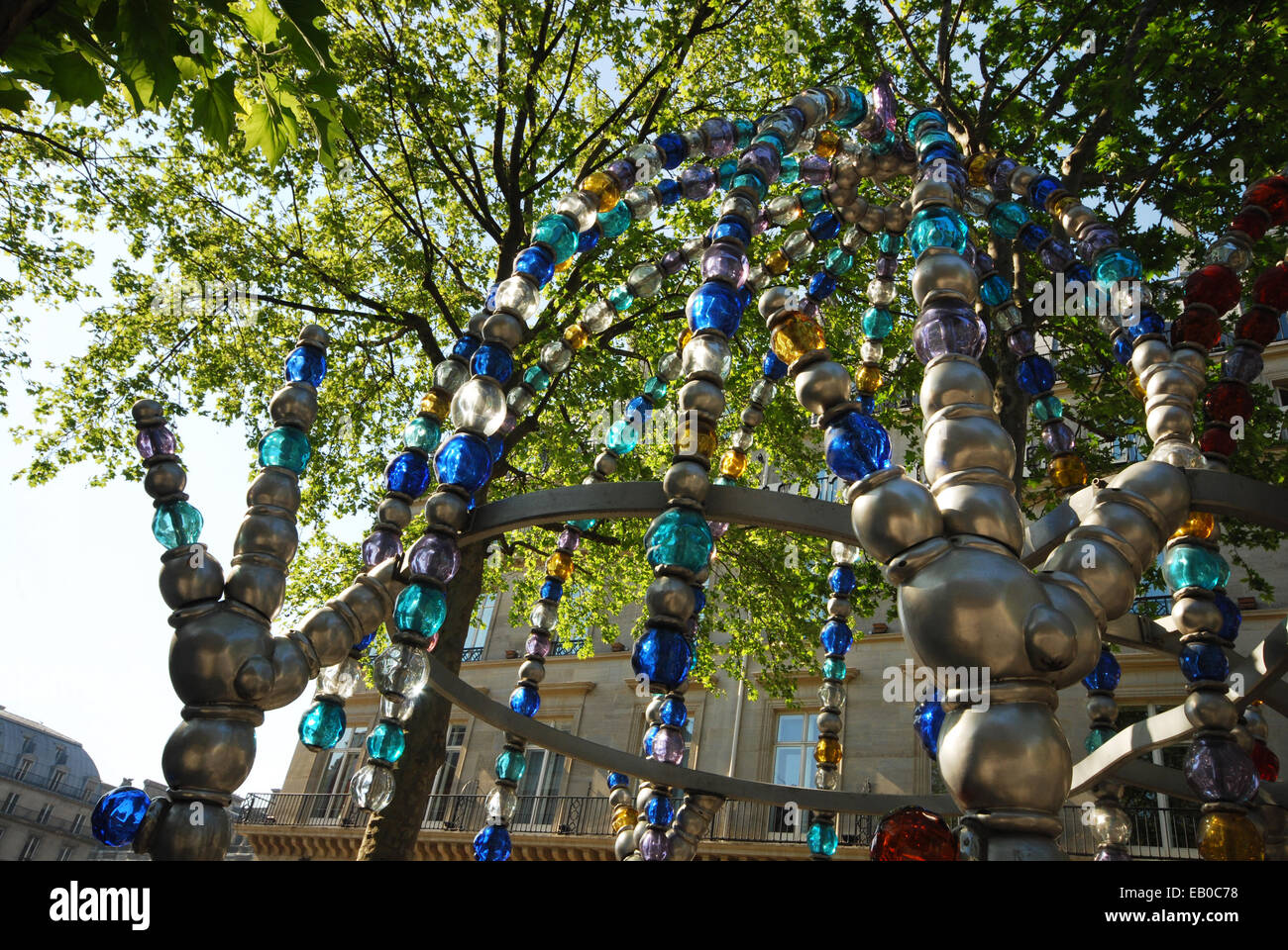 Palais Royal u-Bahn Eingang am Place Colette Paris France Stockfoto