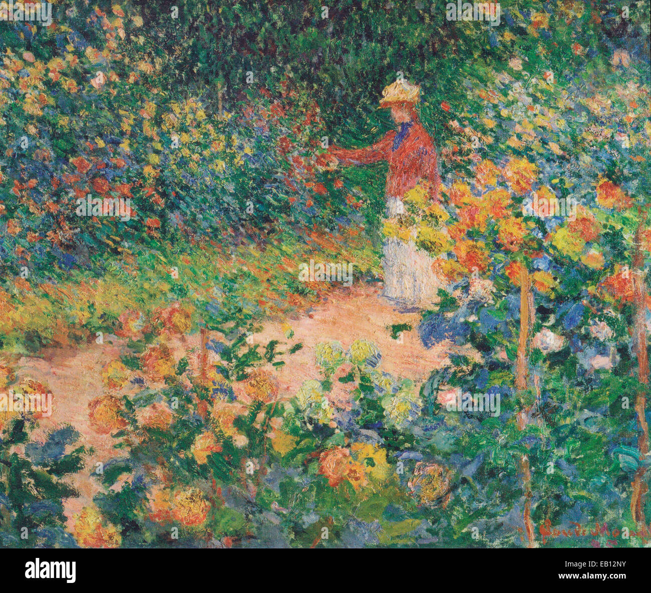 Im Garten, 1895 Claude Monet Stockfoto