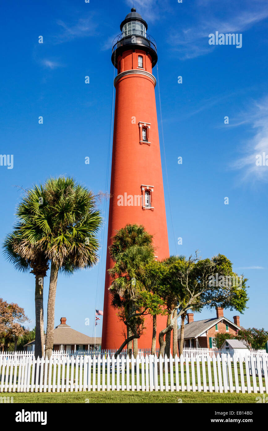 Dayton Beach Florida, Ponce de Leon Inlet Light, Leuchtturm, Museum, FL141025150 Stockfoto