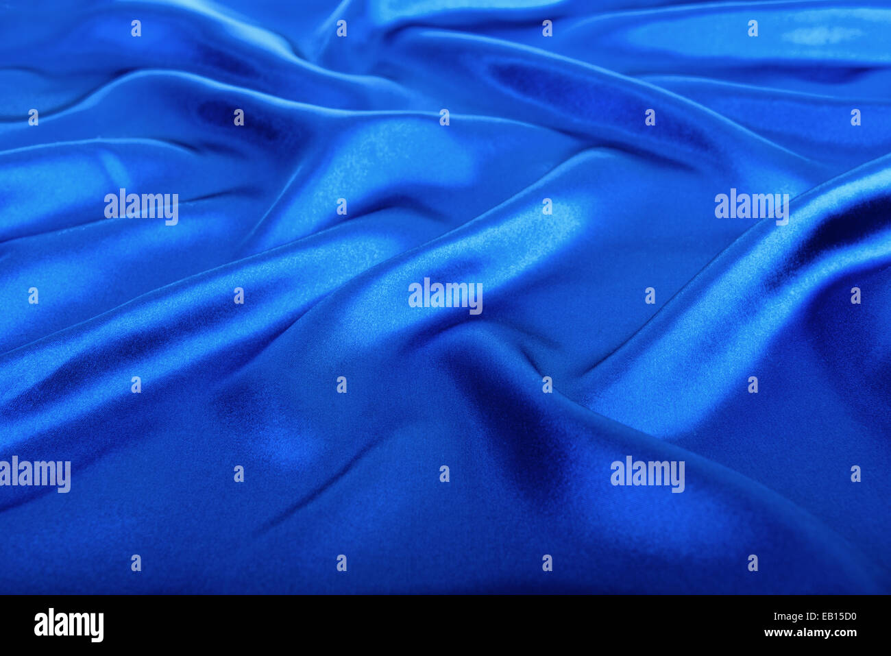 Abstrakt blau Hintergrund Luxus Tuch Stockfoto