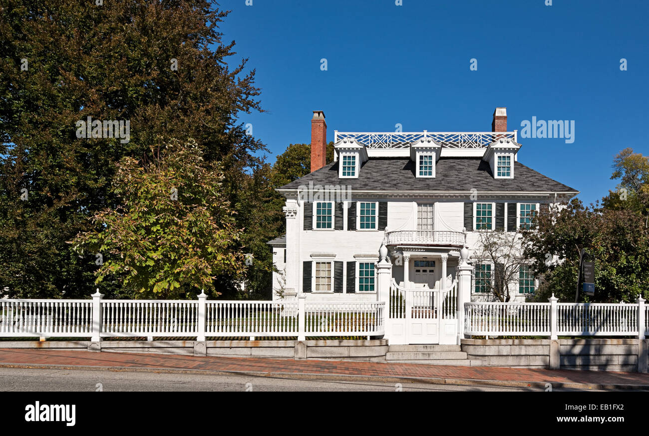 Gouverneur John Langdon House in Portsmouth, New Hampshire. Stockfoto