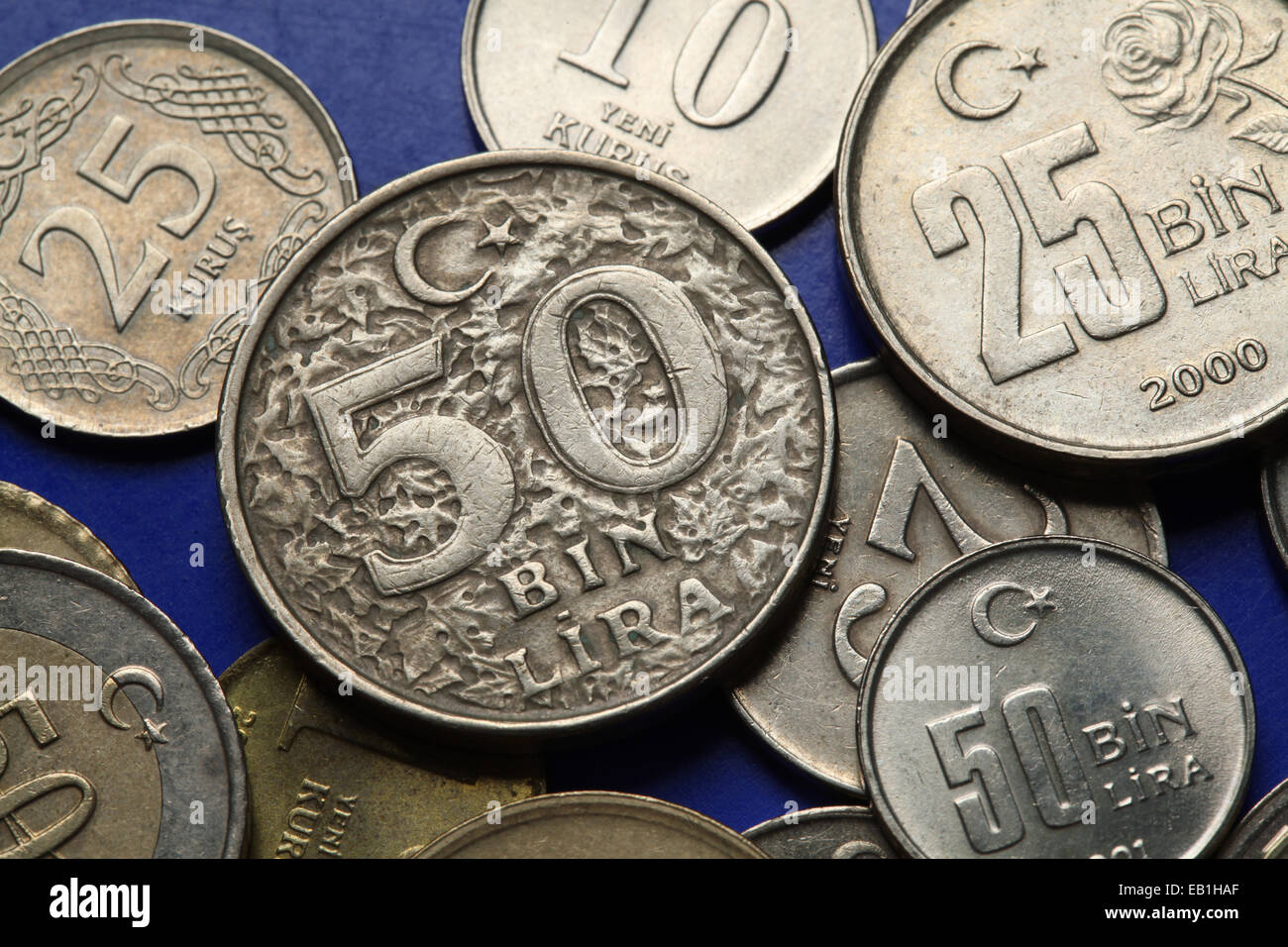 Kann Man Alte Türkische Lira Noch Umtauschen Turkish Coin Stockfotos und -bilder Kaufen - Alamy