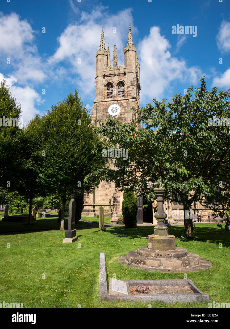St John the Baptist Church in Tideswell, Peak District, derbyshire Stockfoto