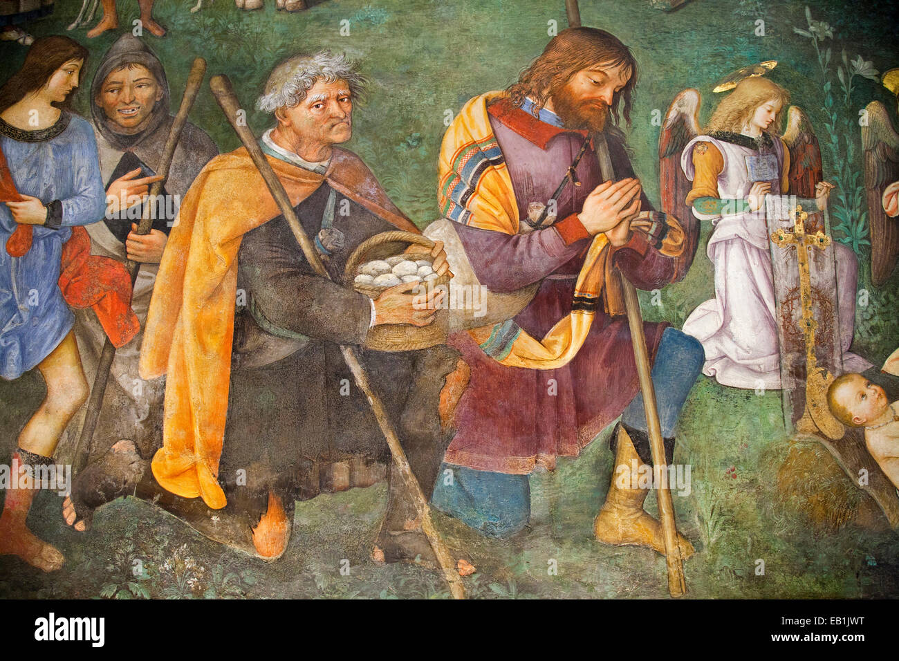 cappella baglioni - affreschi del pinturicchio foto