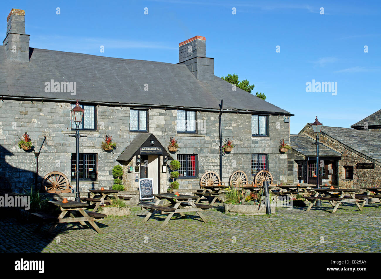 Jamaica Inn on Bodmin Moor in Cornwall, Großbritannien Stockfoto