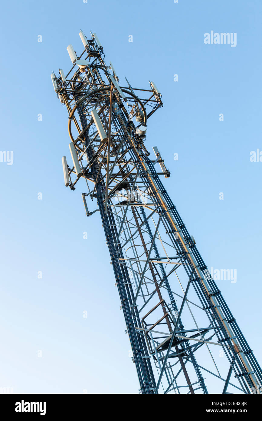 Communications Tower, Nottinghamshire, England, Großbritannien Stockfoto