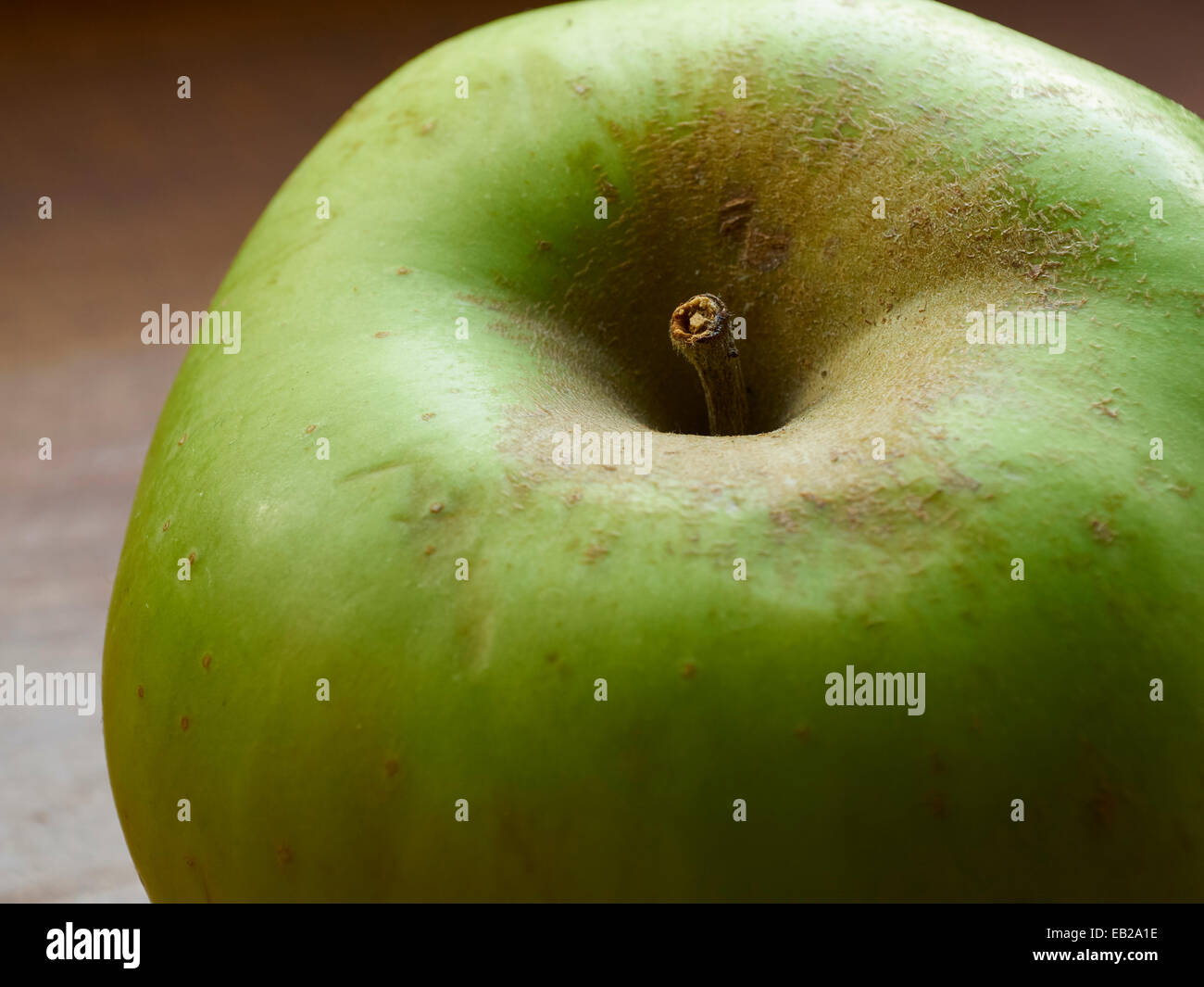 Reifer grüner Apfel Stockfoto