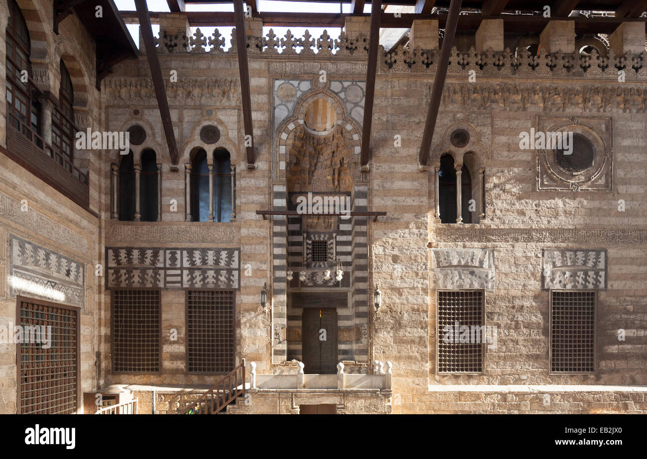Khanqah und das Mausoleum von Sultan al-stürzte, Kairo, Ägypten Stockfoto