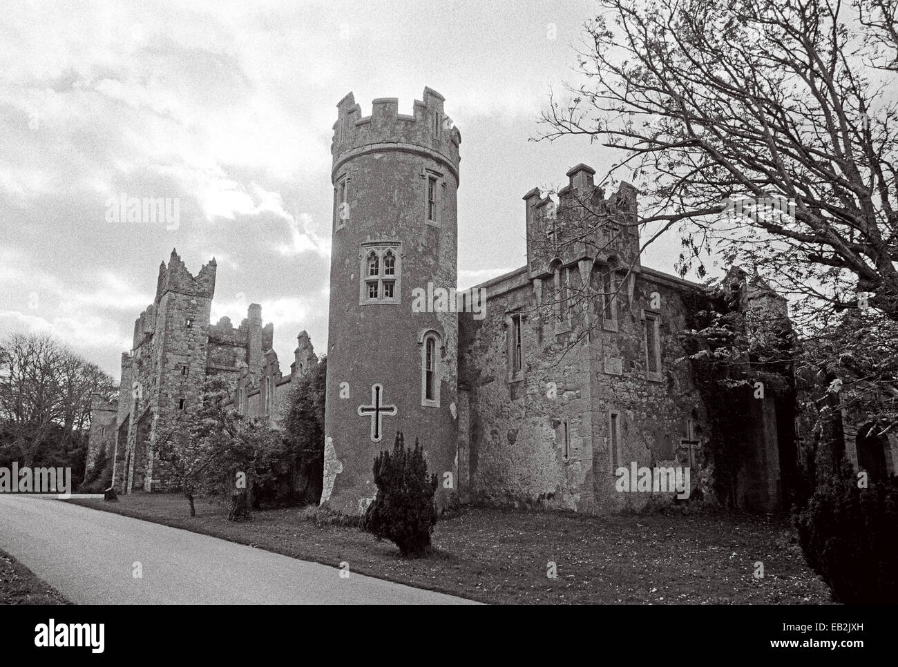 HOWTH CASTLE, FINGAL COUNTY COUNCIL, DUBLIN IRLAND. STAMMSITZ DER FAMILIE ST LAWRENCE. Stockfoto