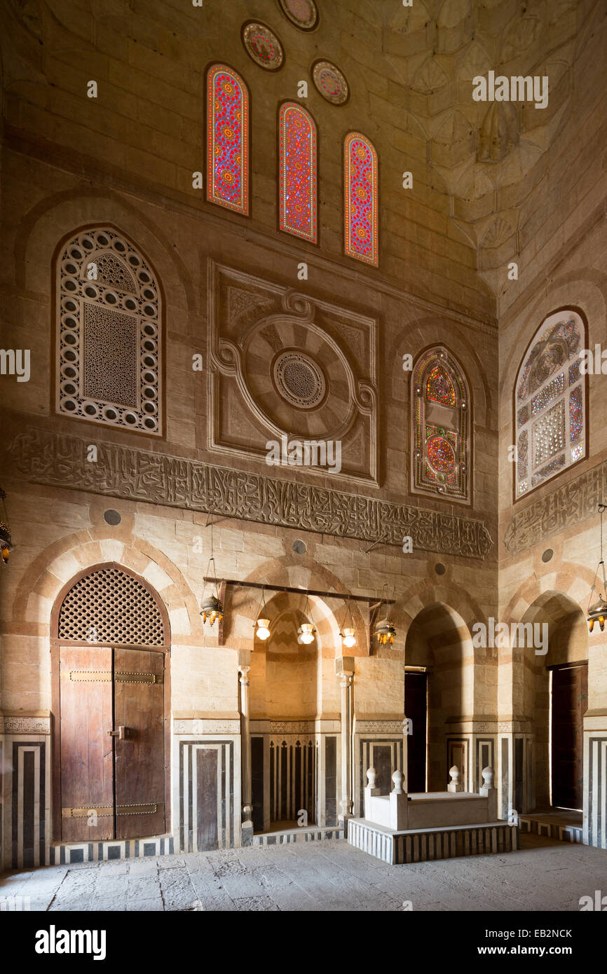 Ägypten, Kairo, komplexe von Amir Khayrbak, mausoleum Stockfoto