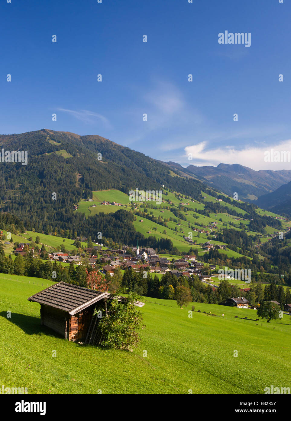 Kitzbüheler Alpen, Alpbachtal, Alpbach, Tirol, Österreich Stockfoto