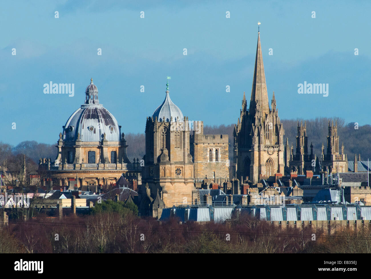 Oxford Universität-die träumenden Turmspitzen Stockfoto