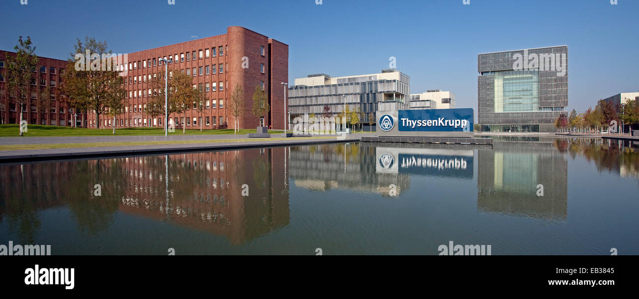 ThyssenKrupp AG Unternehmenszentrale, Essen, Ruhrgebiet, Nordrhein-Westfalen, Deutschland Stockfoto