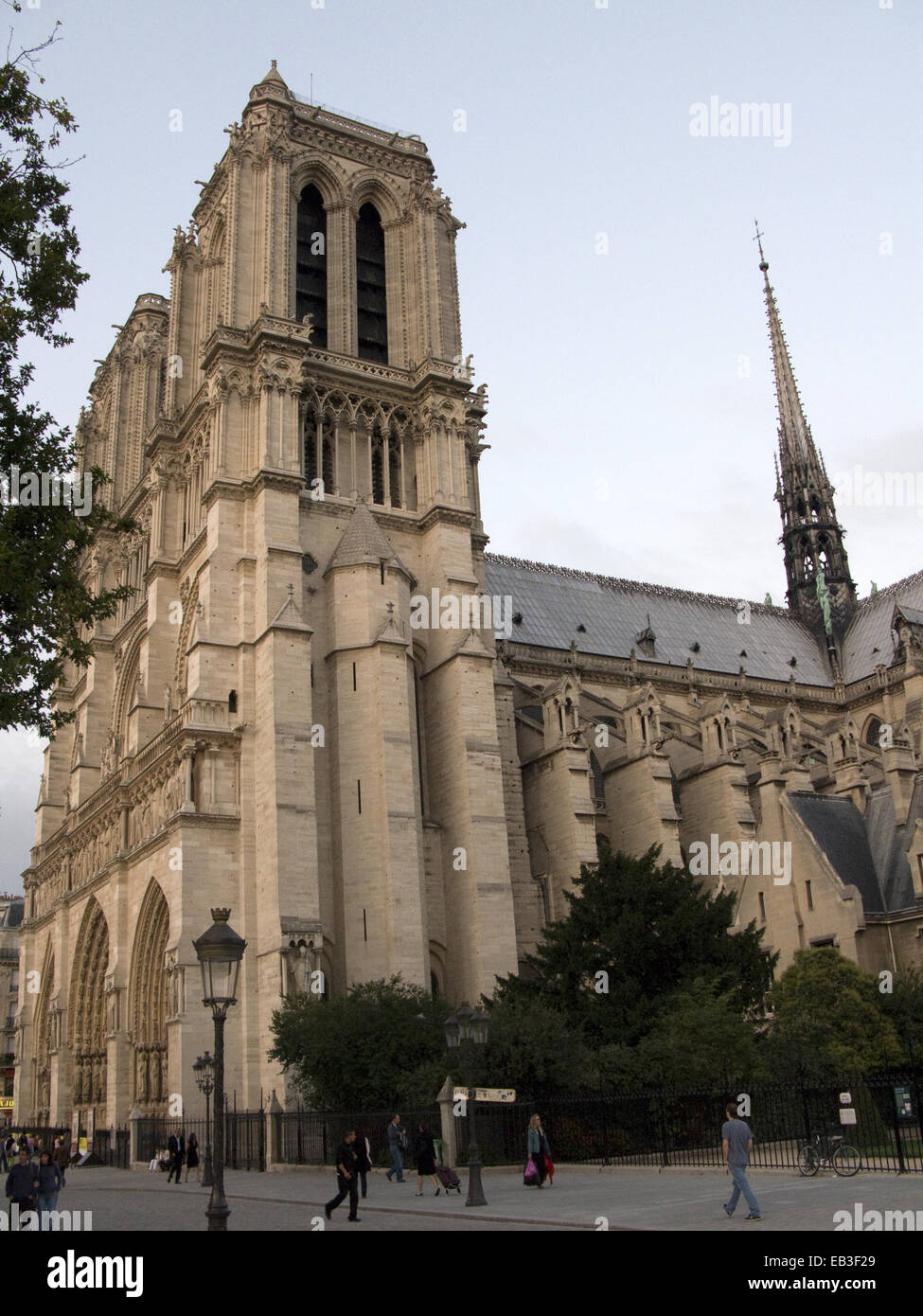 Catedral de Notre-Dame. Arte Gótico, S. XIV Stockfoto