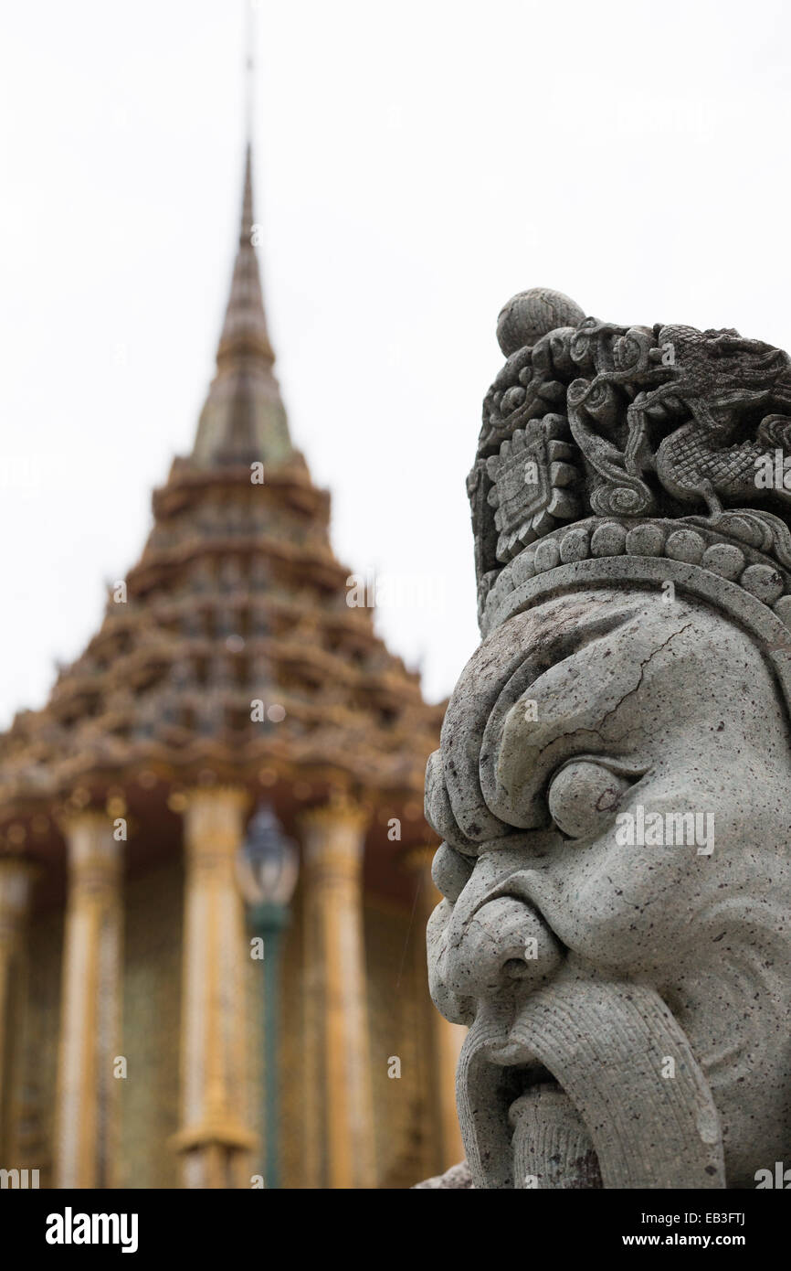 Wat Phra Kaew Verbindung, Grand Palace, Bangkok, Thailand Stockfoto