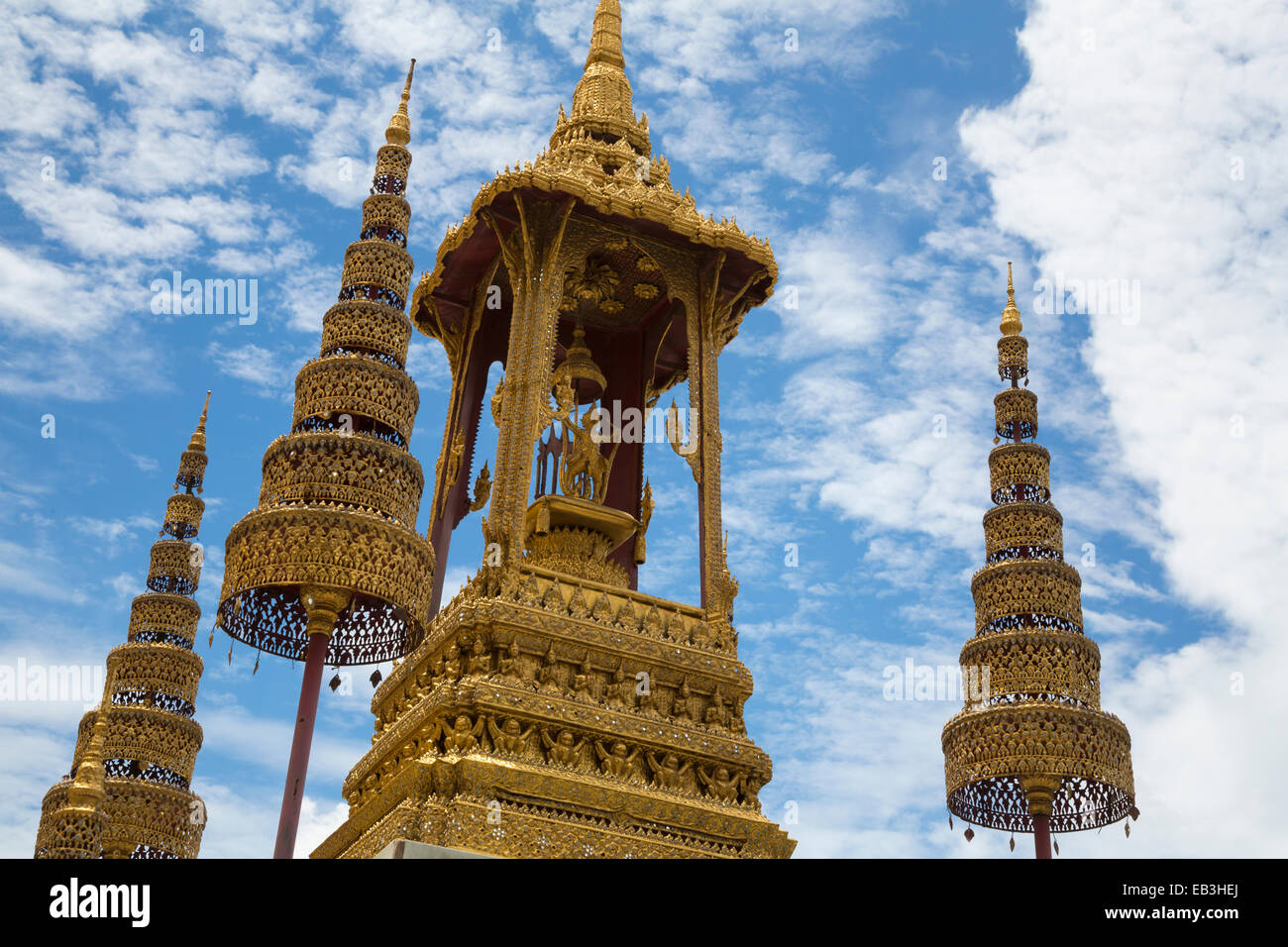 Wat Phra Kaew Verbindung, Grand Palace, Bangkok, Thailand Stockfoto