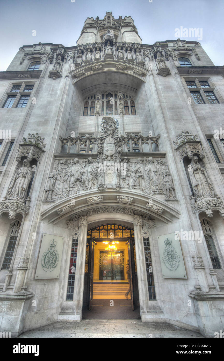 Der Supreme Court, Westminster, London Stockfoto