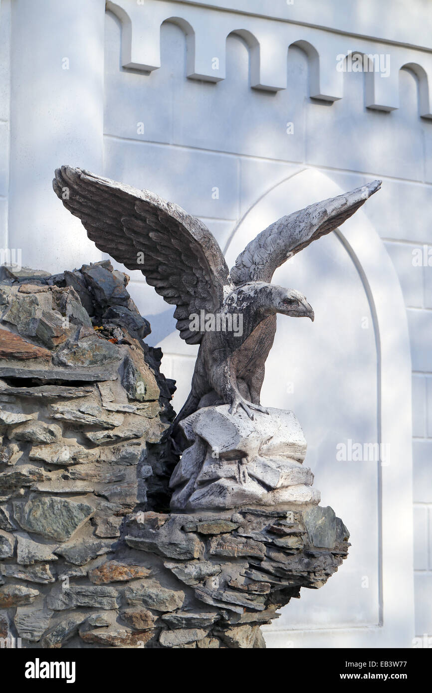 Statue des Adlers Stockfoto