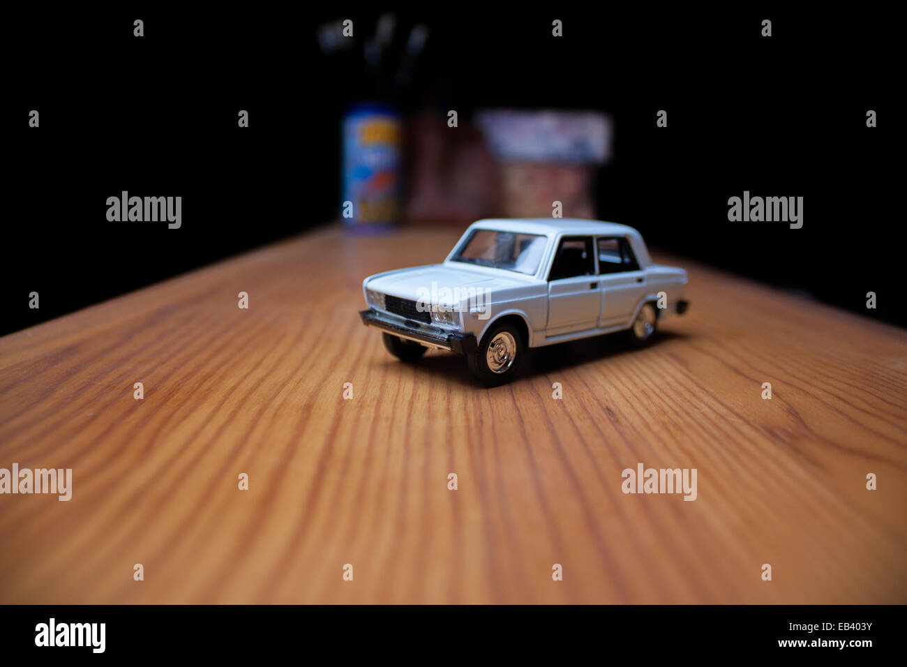 Lada Spielzeugauto Stockfoto