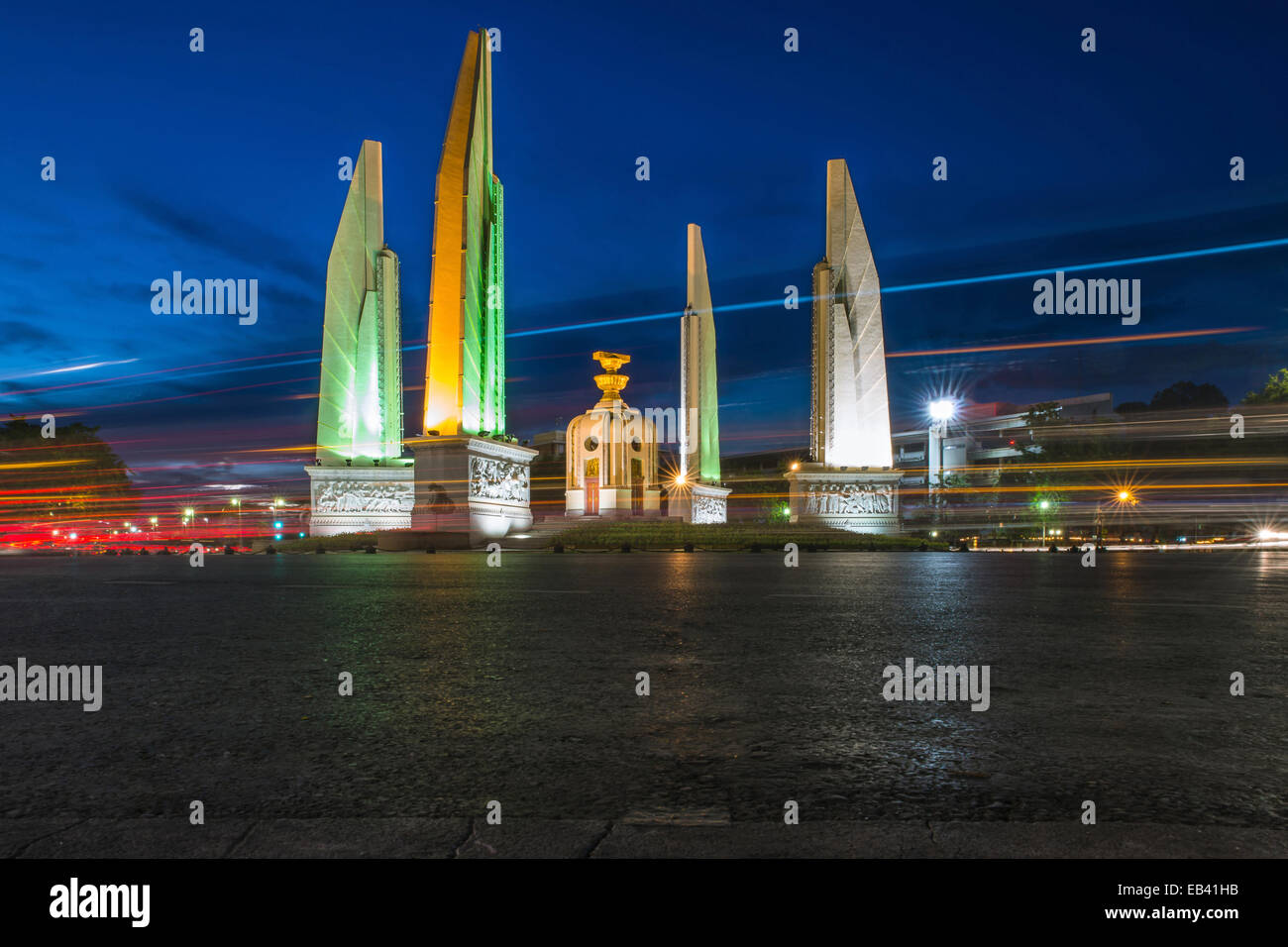 Demokratie-Denkmal in Bangkok, Thailand Stockfoto