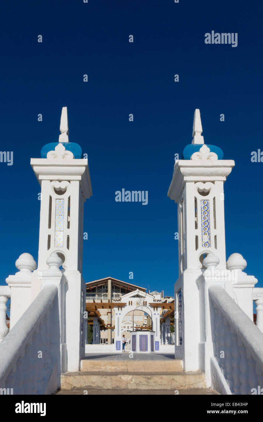 Benidorm, Costa Blanca, Spanien, Europa. berühmten anzeigebereich in der Altstadt. Stockfoto
