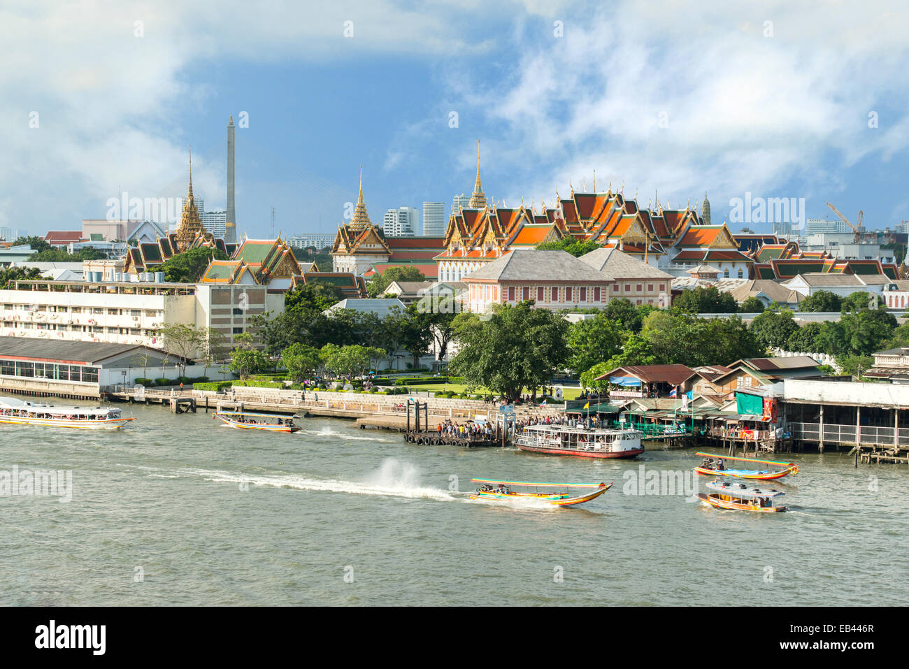 Landschaft des thailändischen Königs Palast in Bangkok Thailand Stockfoto