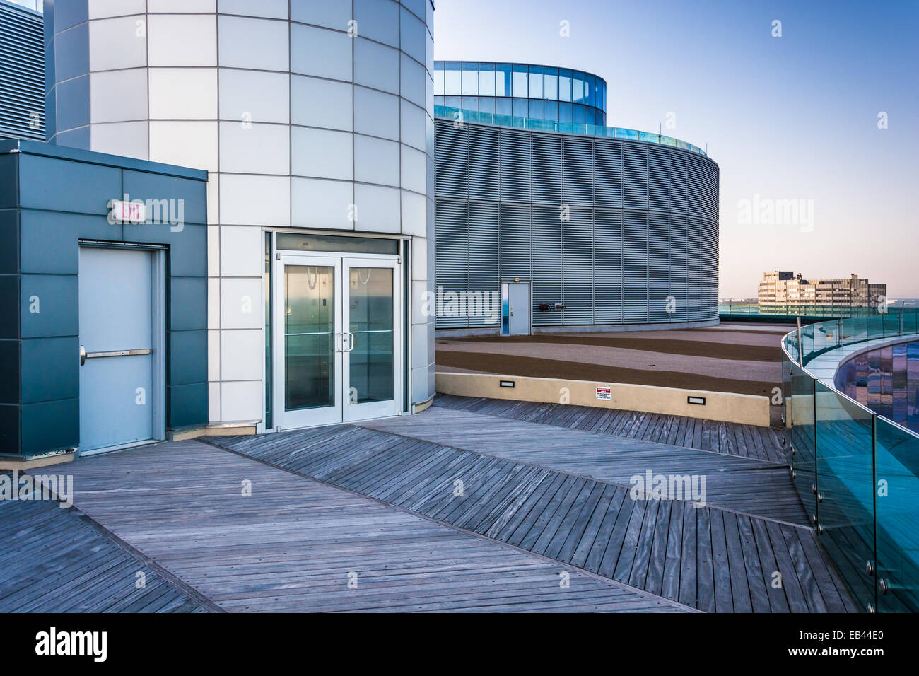 Moderne Architektur in Revel Casino in Atlantic City, New Jersey. Stockfoto