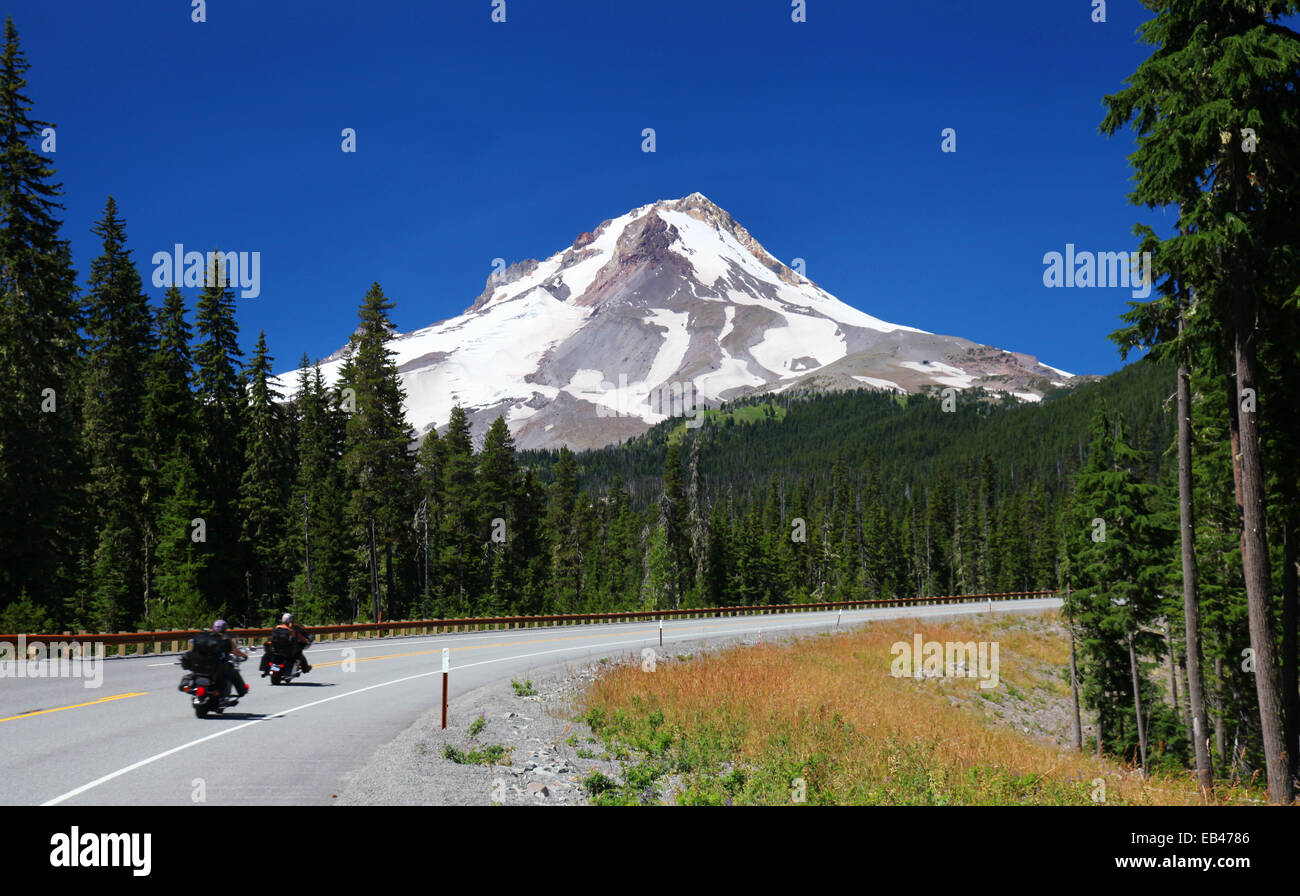 Mount Hood in Oregon Stockfoto