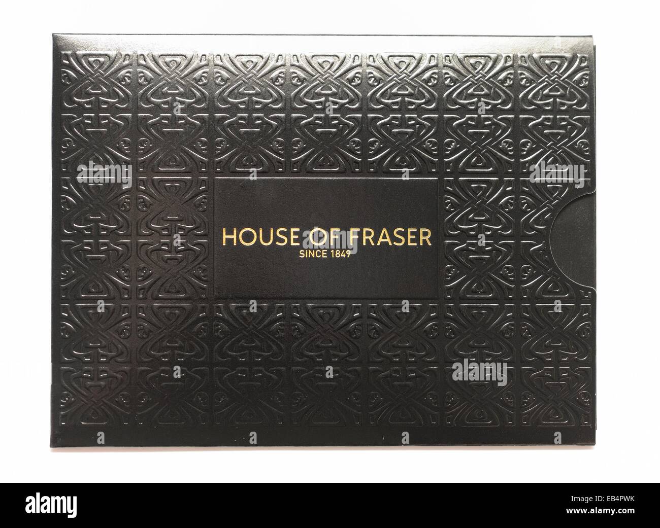 House of Fraser Geschenk Karte Brieftasche England UK Stockfoto