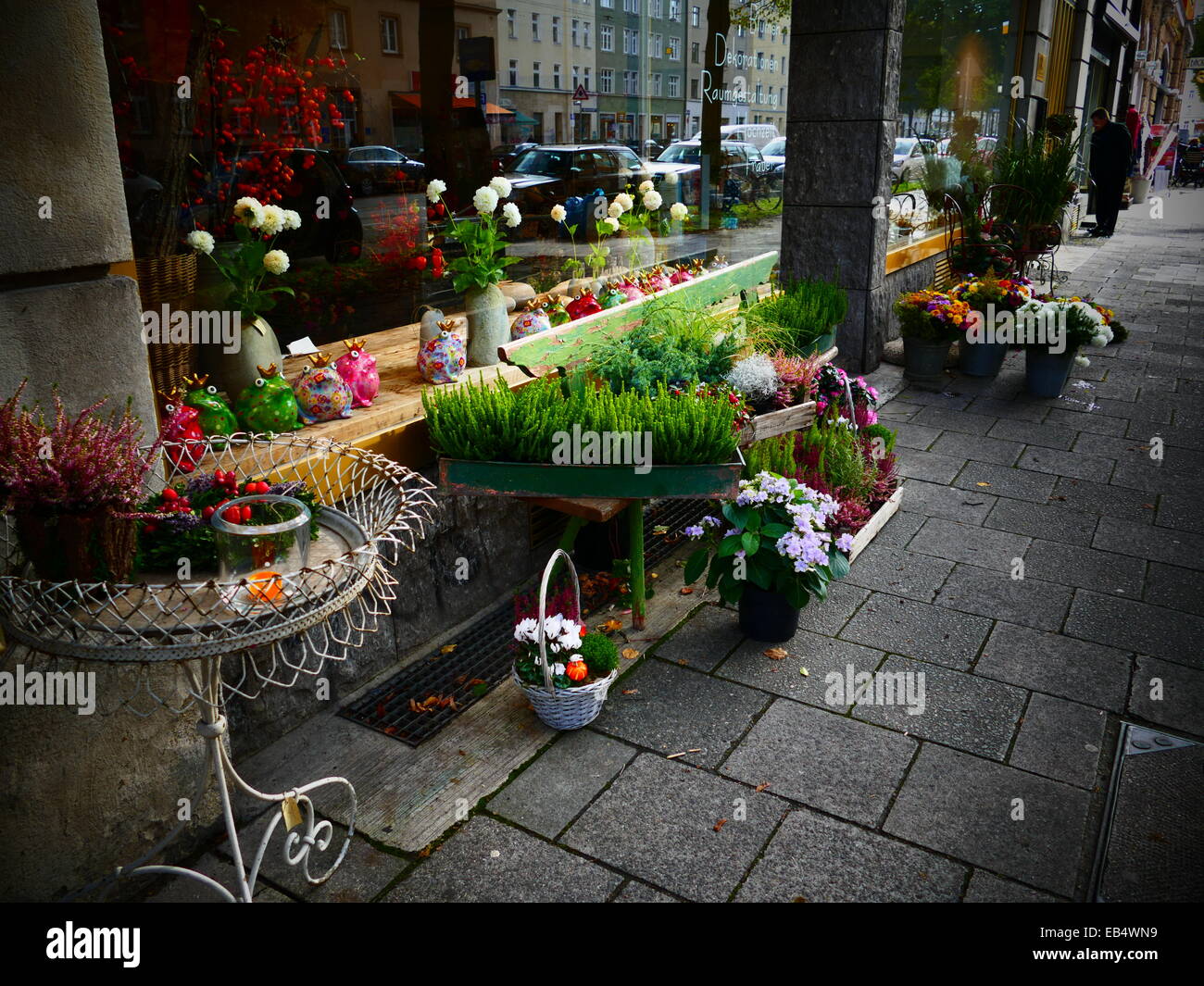 Blumengeschäft in München Haidhausen. Dieser Bereich ist geworden eine