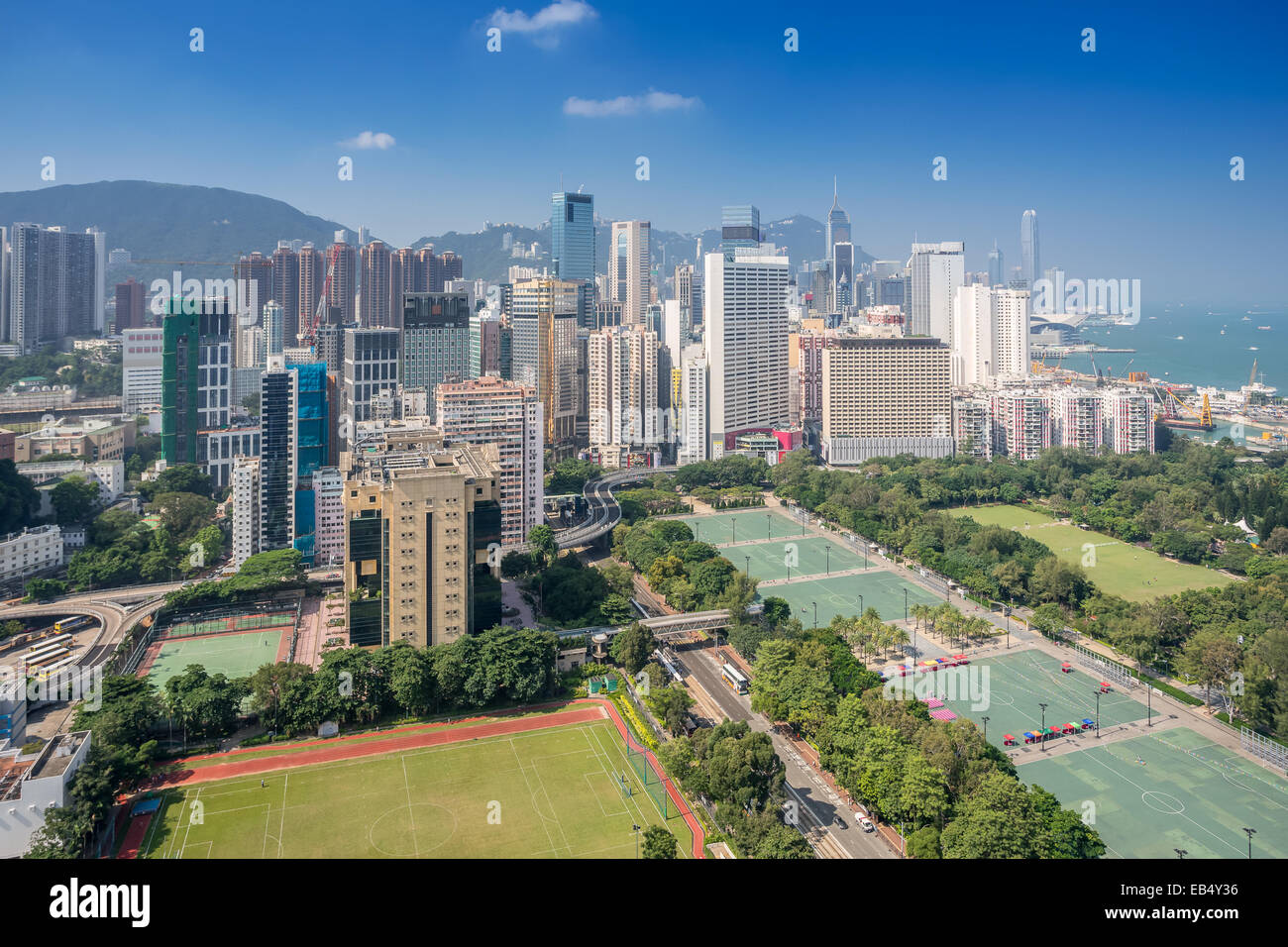 Causeway Bay in Hongkong Stockfoto