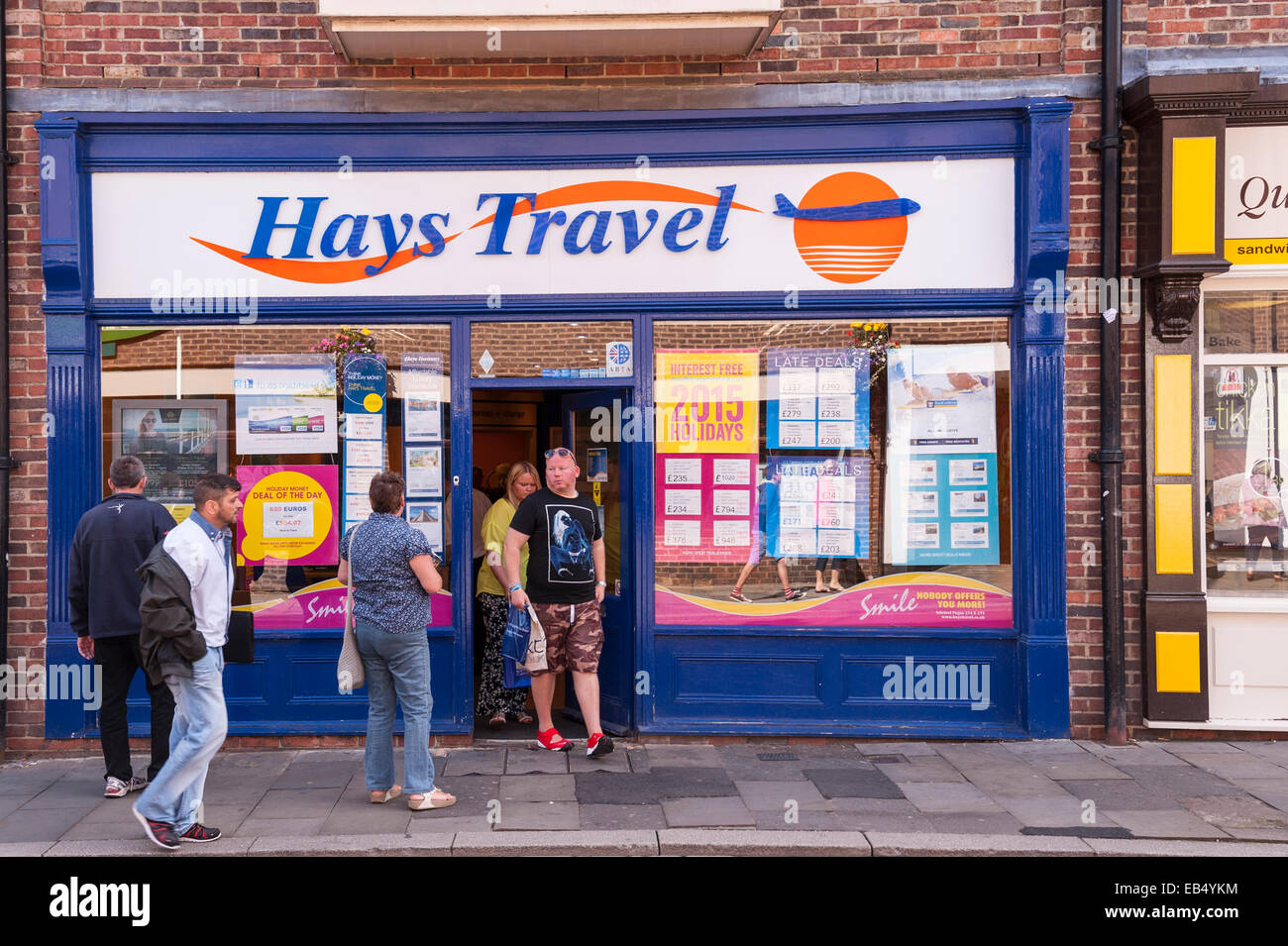 Die Hays Reisebüro in Durham, England, Großbritannien, Vereinigtes Königreich Stockfoto