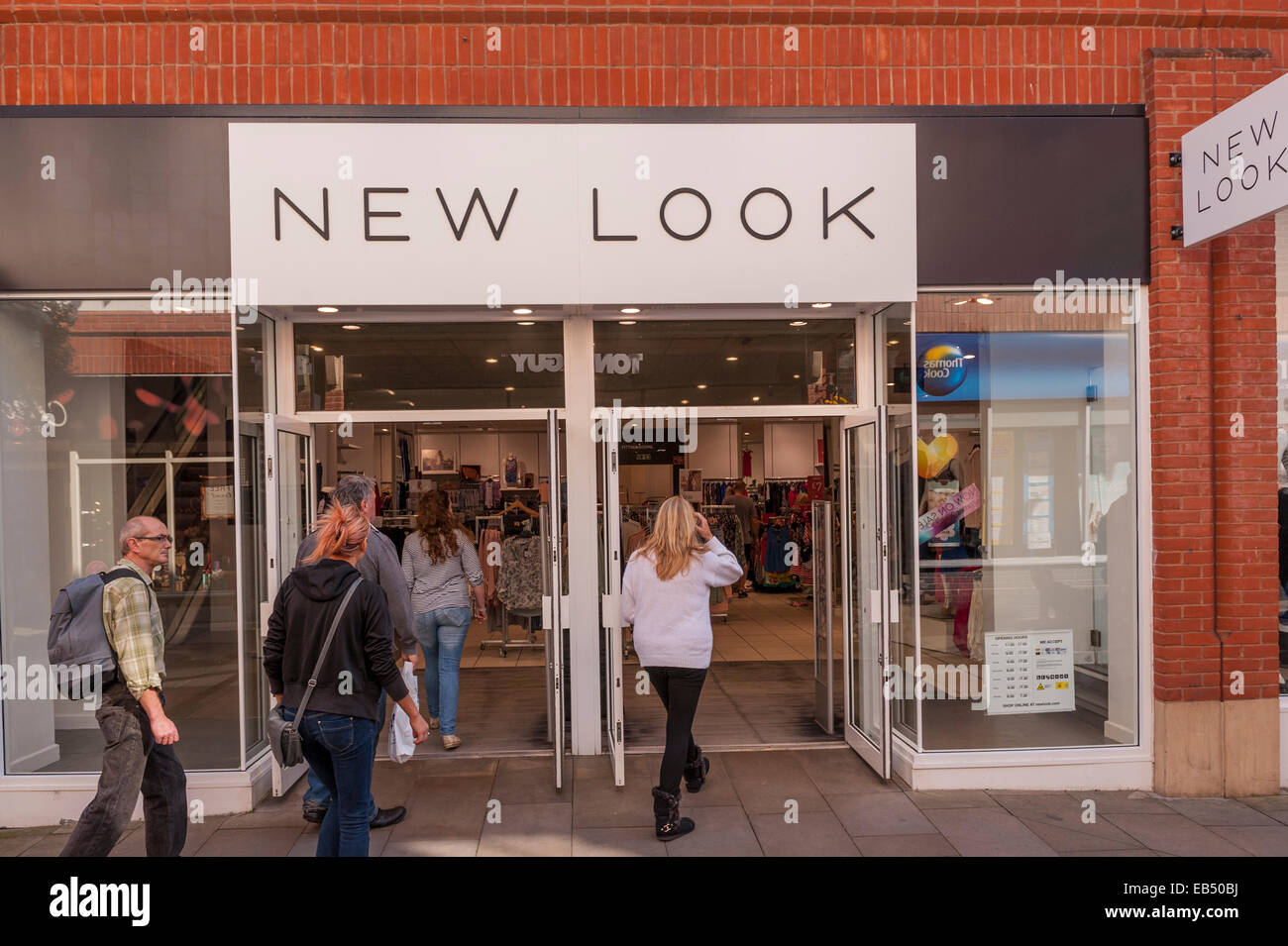 Der New Look Shop Store in Durham, England, Großbritannien, Vereinigtes Königreich Stockfoto