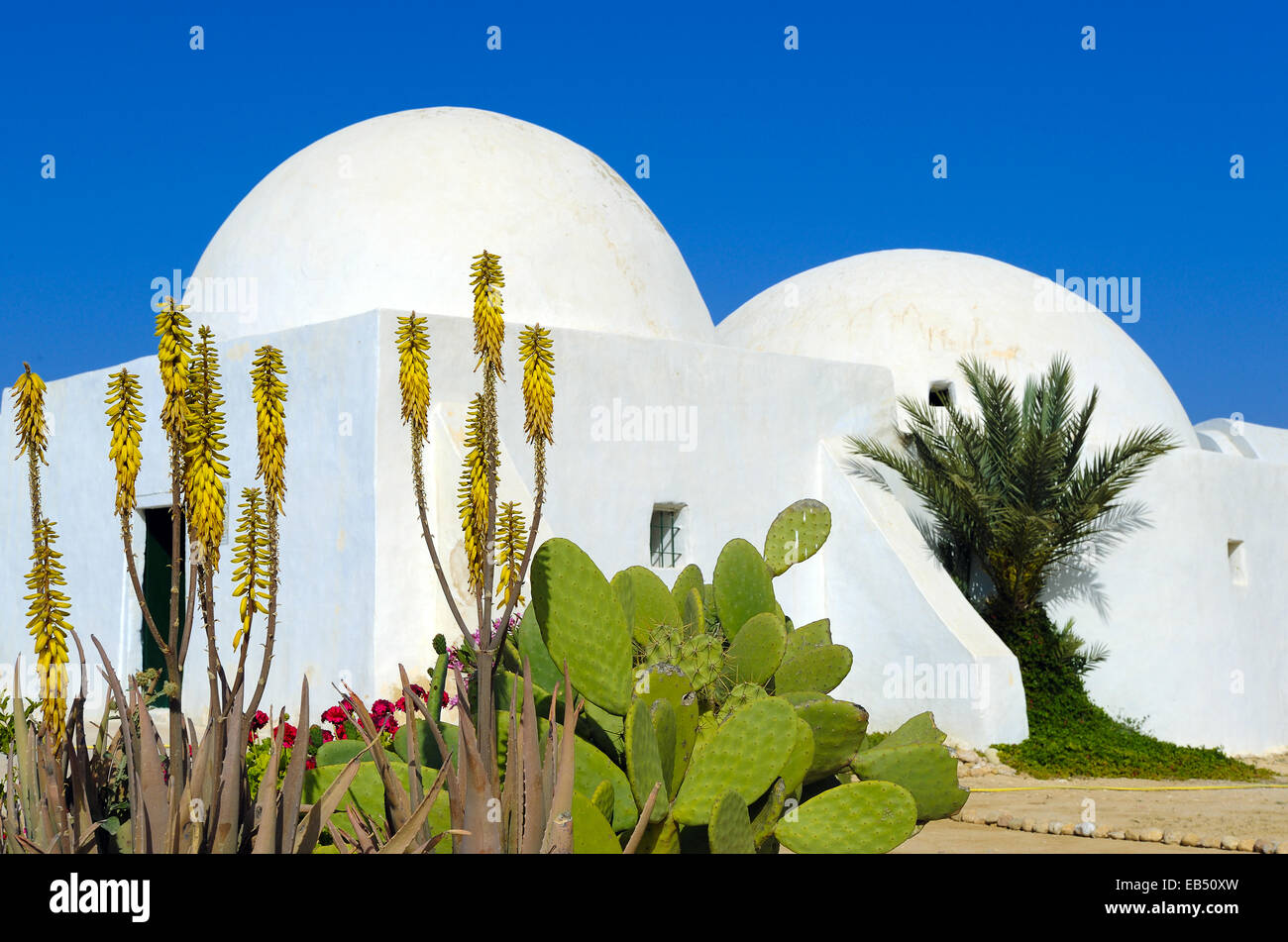 Südlich von Tunesien, Djerba, die alten Fadh Loon Moschee Stockfoto