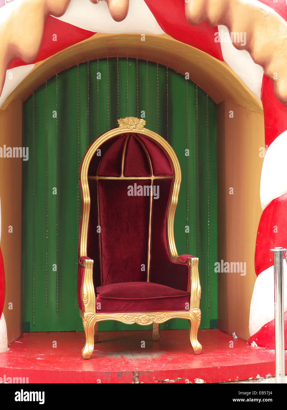 Royal King Chair Stockfoto