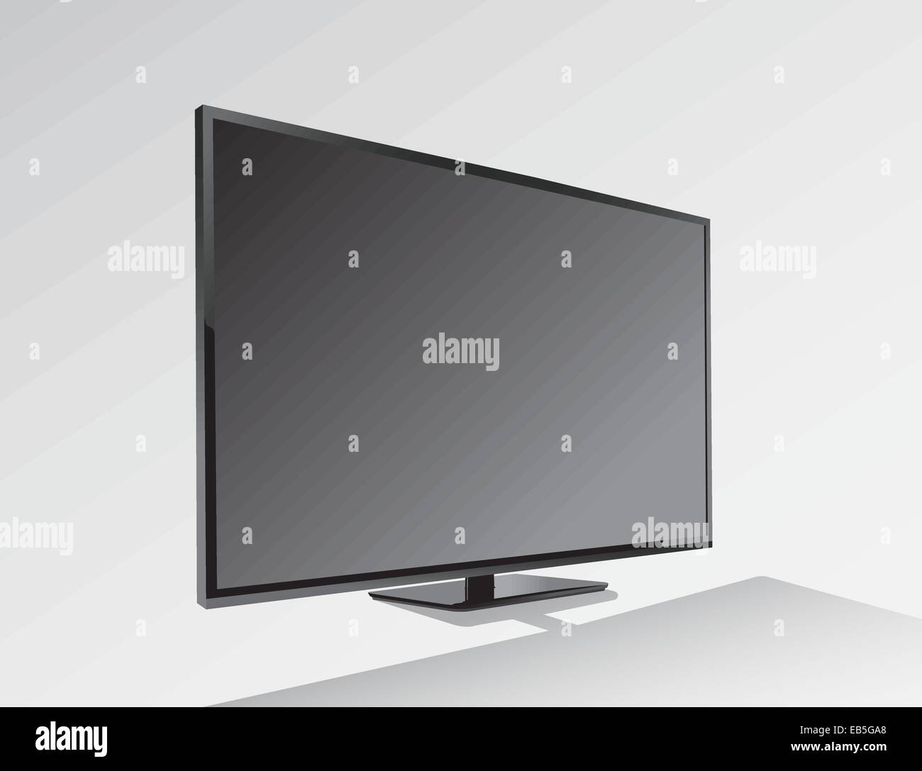 Schwarze leere Leinwand Vektor Stock Vektor