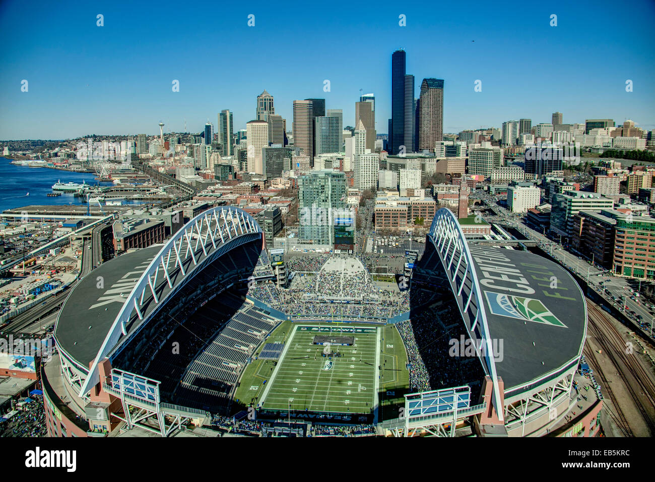 Seahawks Stadium, Seattle, Washington, USA Stockfotografie Alamy
