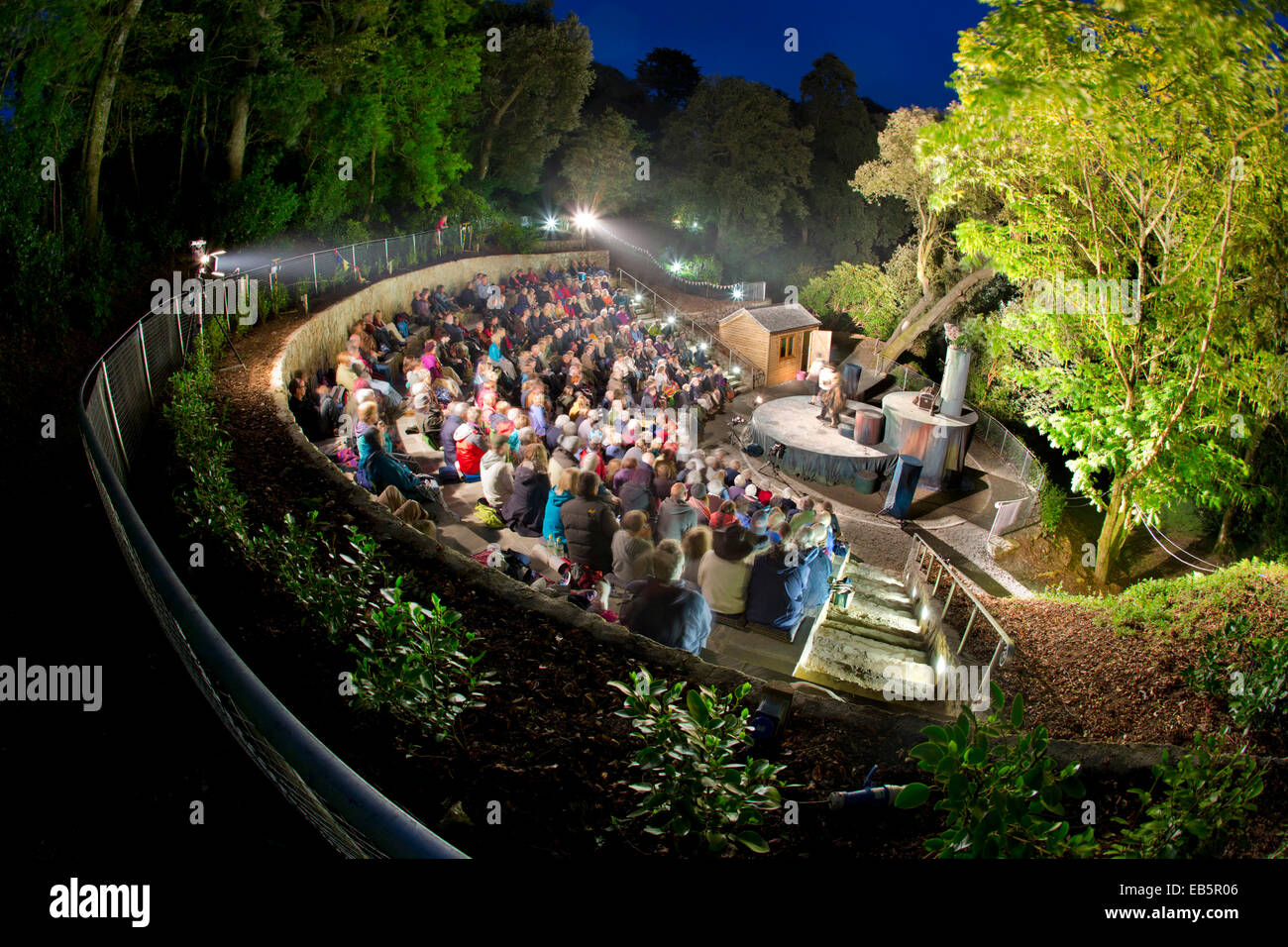 Trebah Garden; Theater; Cornwall; UK Stockfoto